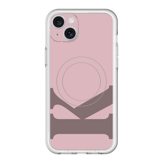 スリムプロテクションプレミアムケース with MagSafe［ オリジナル - initial color - K dusty pink ］