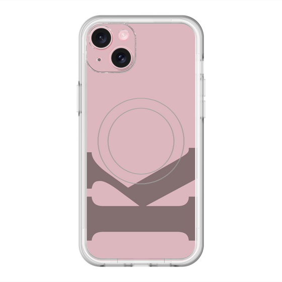 スリムプロテクションプレミアムケース with MagSafe［ オリジナル - initial color - K dusty pink ］