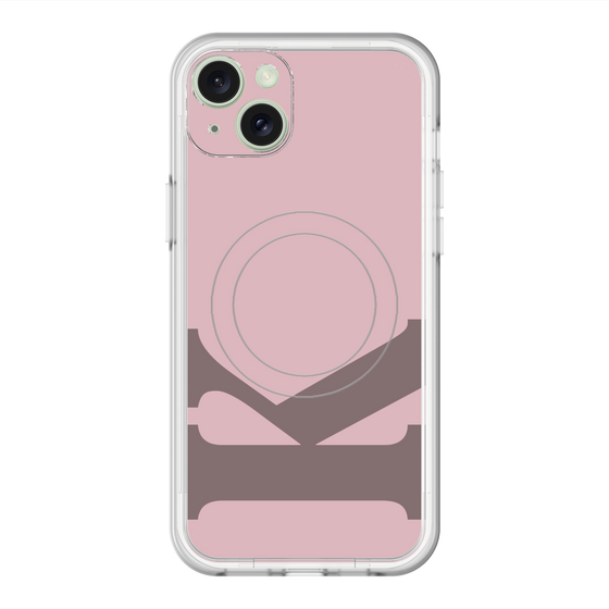 スリムプロテクションプレミアムケース with MagSafe［ オリジナル - initial color - K dusty pink ］