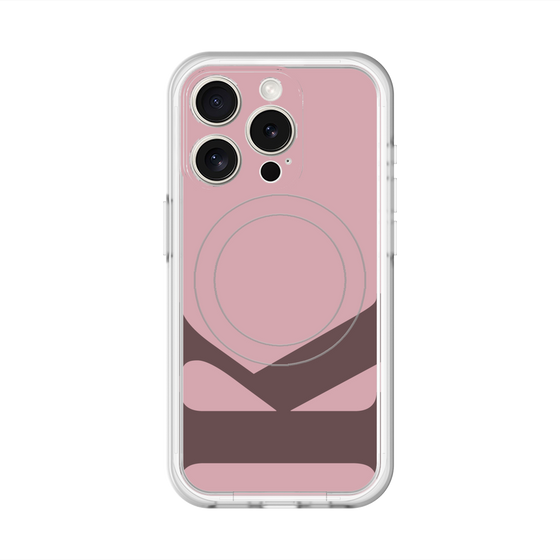スリムプロテクションプレミアムケース with MagSafe［ オリジナル - initial color - K dusty pink ］