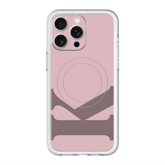 スリムプロテクションプレミアムケース with MagSafe［ オリジナル - initial color - K dusty pink ］