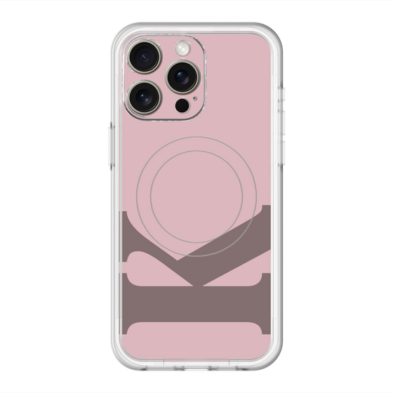 スリムプロテクションプレミアムケース with MagSafe［ オリジナル - initial color - K dusty pink ］