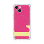 スリムプロテクションプレミアムケース with MagSafe［ オリジナル - initial color - L pink ］