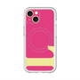 スリムプロテクションプレミアムケース with MagSafe［ オリジナル - initial color - L pink ］