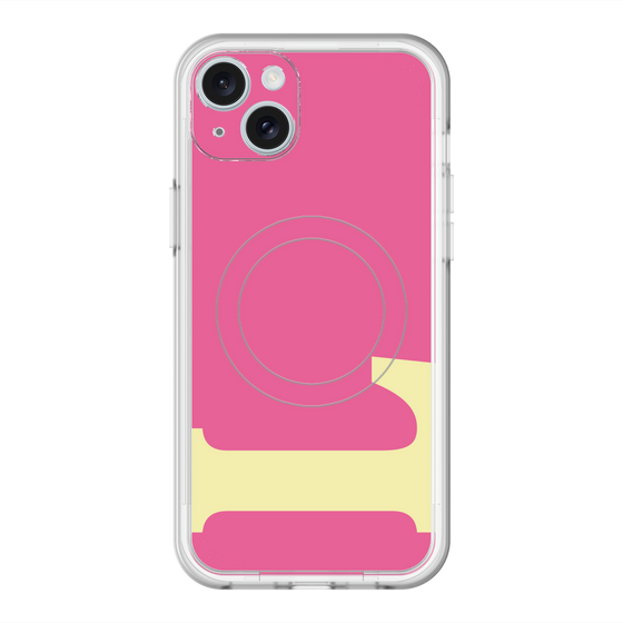 スリムプロテクションプレミアムケース with MagSafe［ オリジナル - initial color - L pink ］