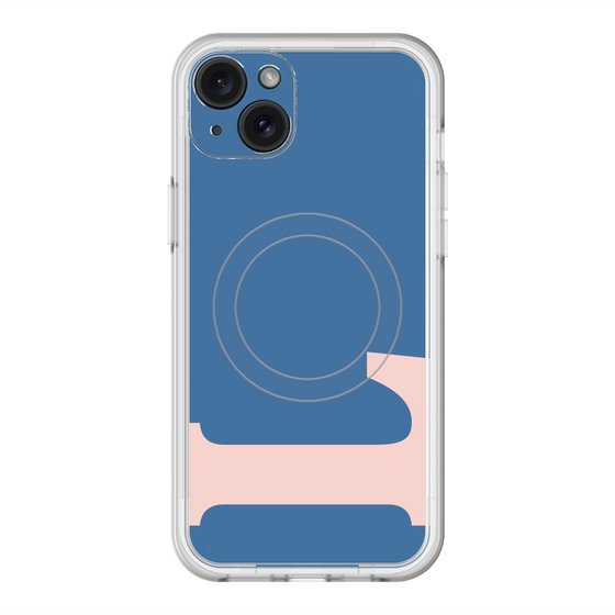 スリムプロテクションプレミアムケース with MagSafe［ オリジナル - initial color - L navy ］