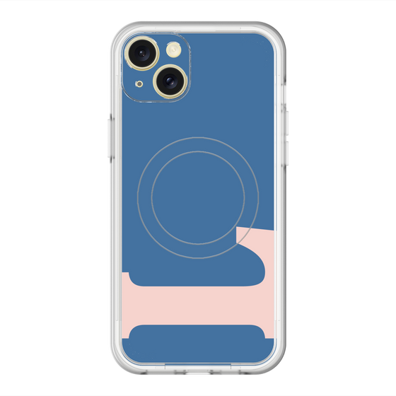 スリムプロテクションプレミアムケース with MagSafe［ オリジナル - initial color - L navy ］