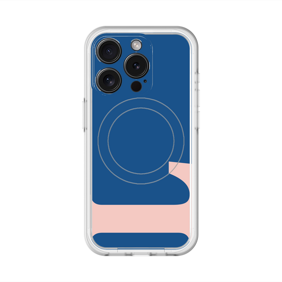 スリムプロテクションプレミアムケース with MagSafe［ オリジナル - initial color - L navy ］