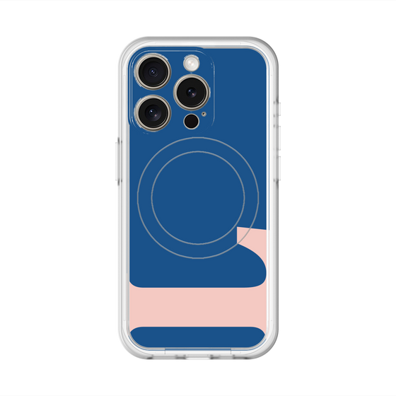 スリムプロテクションプレミアムケース with MagSafe［ オリジナル - initial color - L navy ］