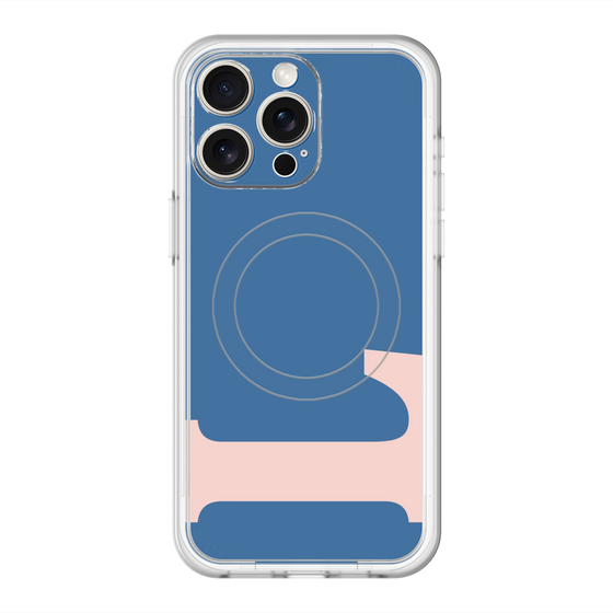 スリムプロテクションプレミアムケース with MagSafe［ オリジナル - initial color - L navy ］