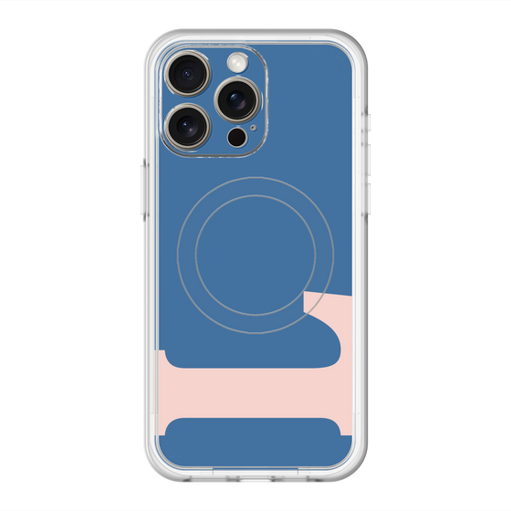 スリムプロテクションプレミアムケース with MagSafe［ オリジナル - initial color - L navy ］