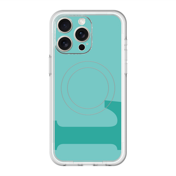 スリムプロテクションプレミアムケース with MagSafe［ オリジナル - initial color - L light green ］