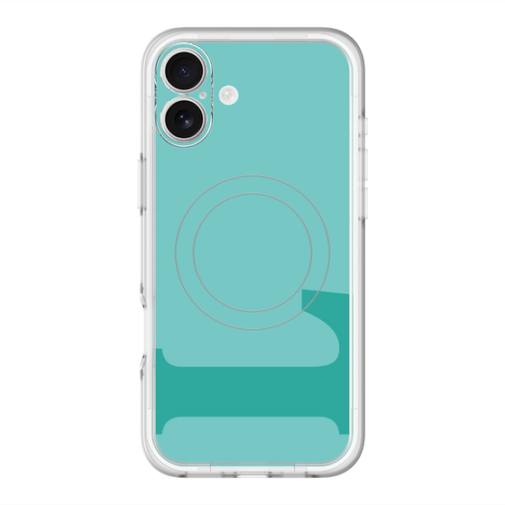スリムプロテクションプレミアムケース with MagSafe［ オリジナル - initial color - L light green ］