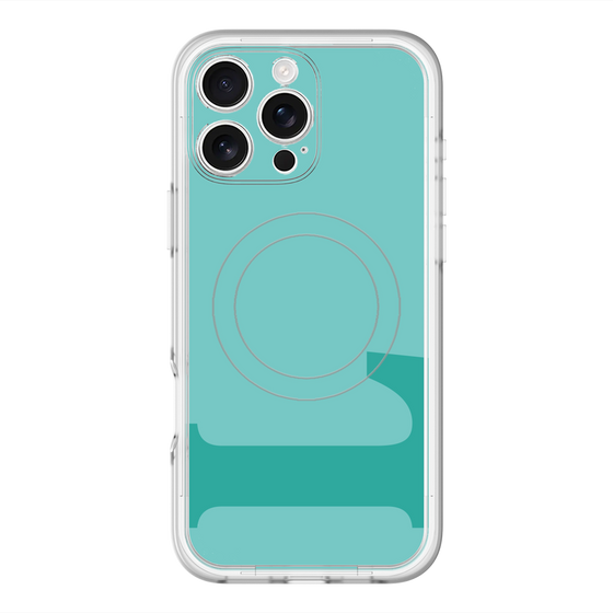 スリムプロテクションプレミアムケース with MagSafe［ オリジナル - initial color - L light green ］