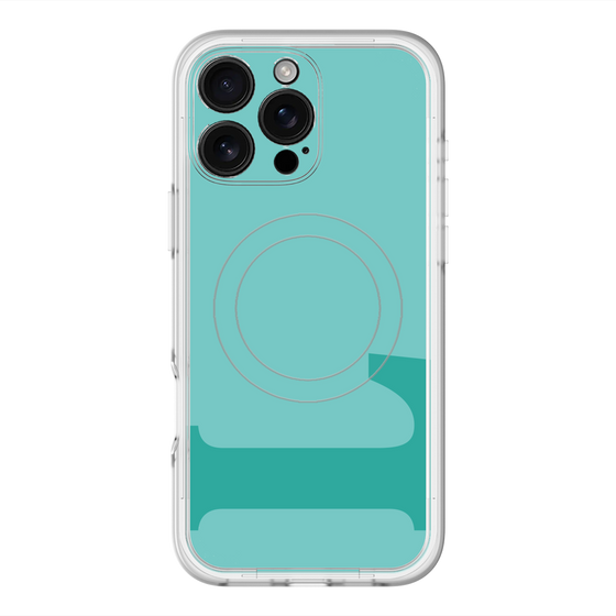 スリムプロテクションプレミアムケース with MagSafe［ オリジナル - initial color - L light green ］