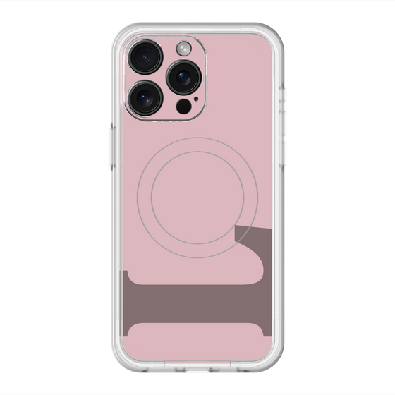 スリムプロテクションプレミアムケース with MagSafe［ オリジナル - initial color - L dusty pink ］