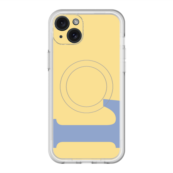 スリムプロテクションプレミアムケース with MagSafe［ オリジナル - initial color - L yellow ］