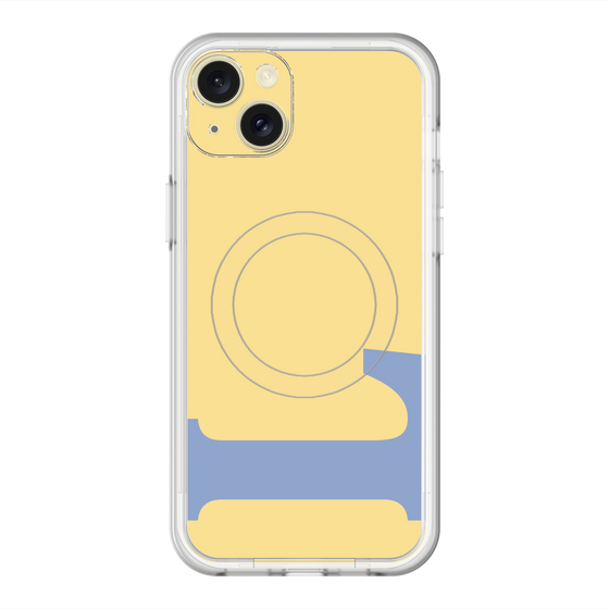 スリムプロテクションプレミアムケース with MagSafe［ オリジナル - initial color - L yellow ］