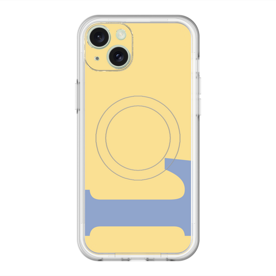 スリムプロテクションプレミアムケース with MagSafe［ オリジナル - initial color - L yellow ］