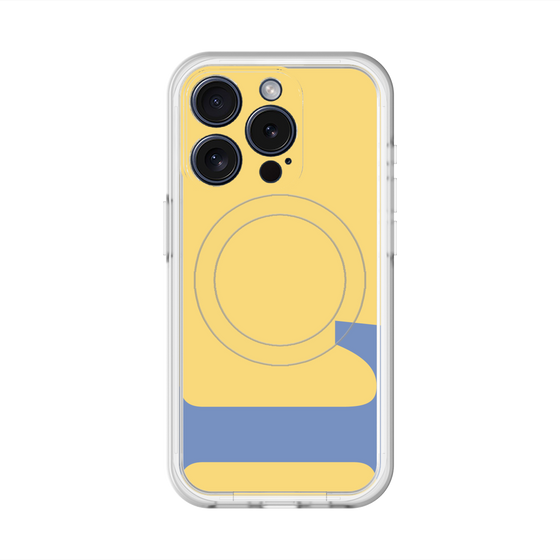 スリムプロテクションプレミアムケース with MagSafe［ オリジナル - initial color - L yellow ］
