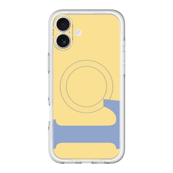 スリムプロテクションプレミアムケース with MagSafe［ オリジナル - initial color - L yellow ］