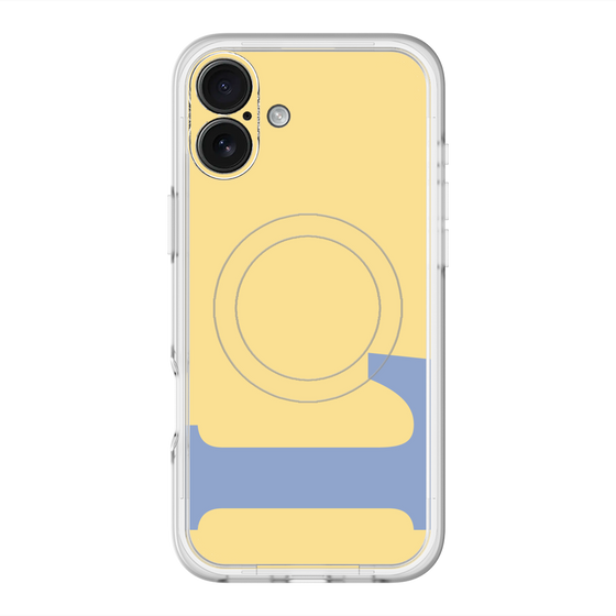 スリムプロテクションプレミアムケース with MagSafe［ オリジナル - initial color - L yellow ］