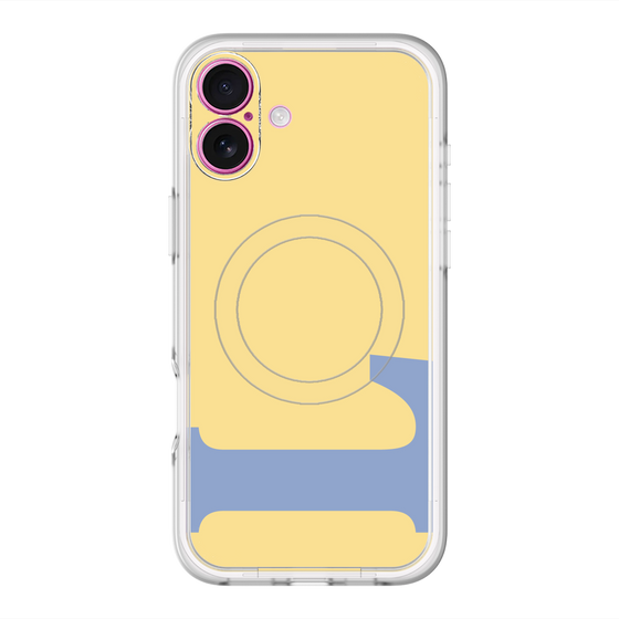 スリムプロテクションプレミアムケース with MagSafe［ オリジナル - initial color - L yellow ］