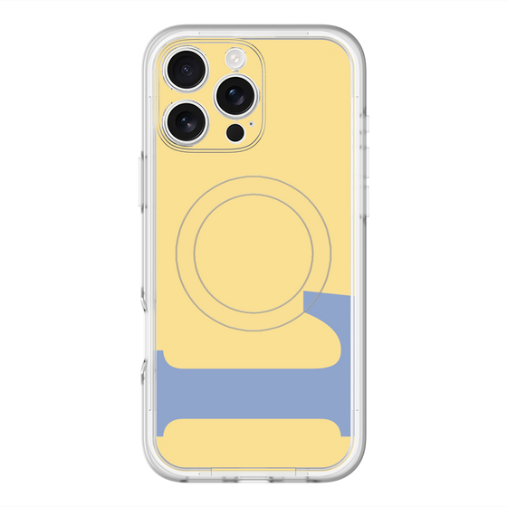 スリムプロテクションプレミアムケース with MagSafe［ オリジナル - initial color - L yellow ］
