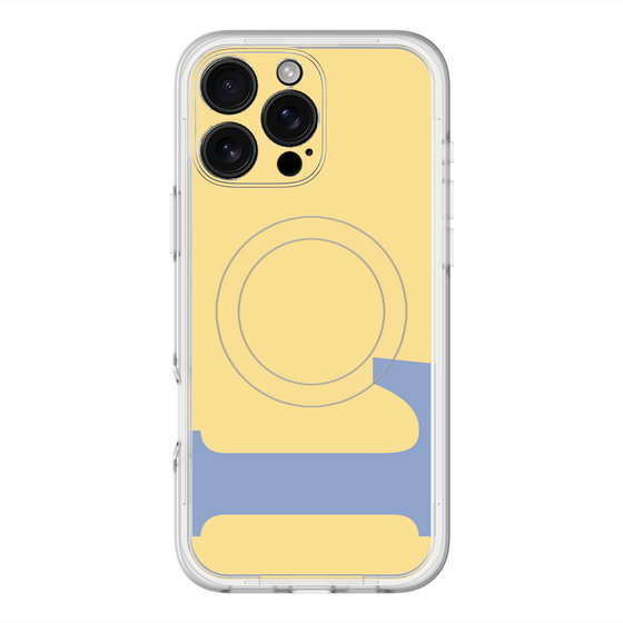 スリムプロテクションプレミアムケース with MagSafe［ オリジナル - initial color - L yellow ］