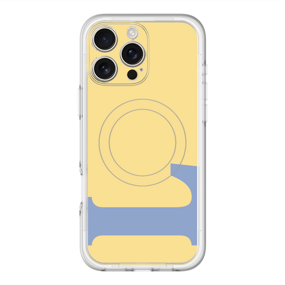 スリムプロテクションプレミアムケース with MagSafe［ オリジナル - initial color - L yellow ］