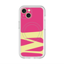 スリムプロテクションプレミアムケース with MagSafe［ オリジナル - initial color - M pink ］
