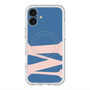スリムプロテクションプレミアムケース with MagSafe［ オリジナル - initial color - M navy ］