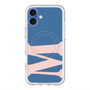スリムプロテクションプレミアムケース with MagSafe［ オリジナル - initial color - M navy ］