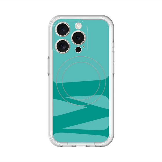 スリムプロテクションプレミアムケース with MagSafe［ オリジナル - initial color - M light green ］