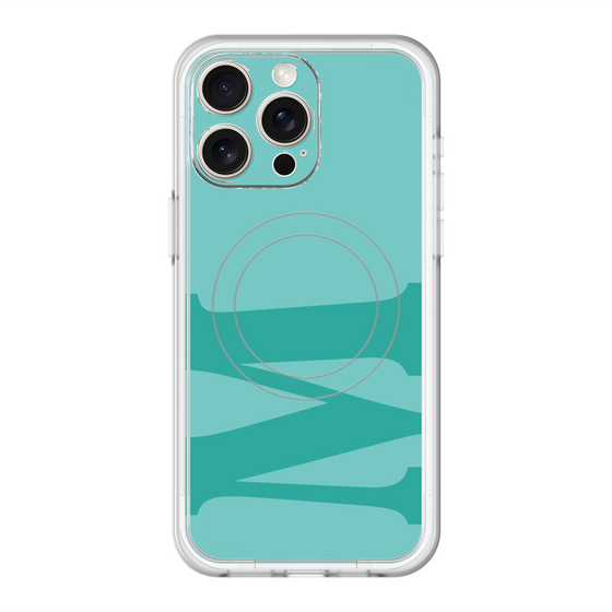 スリムプロテクションプレミアムケース with MagSafe［ オリジナル - initial color - M light green ］