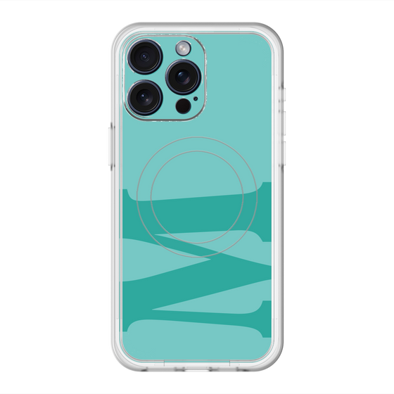 スリムプロテクションプレミアムケース with MagSafe［ オリジナル - initial color - M light green ］