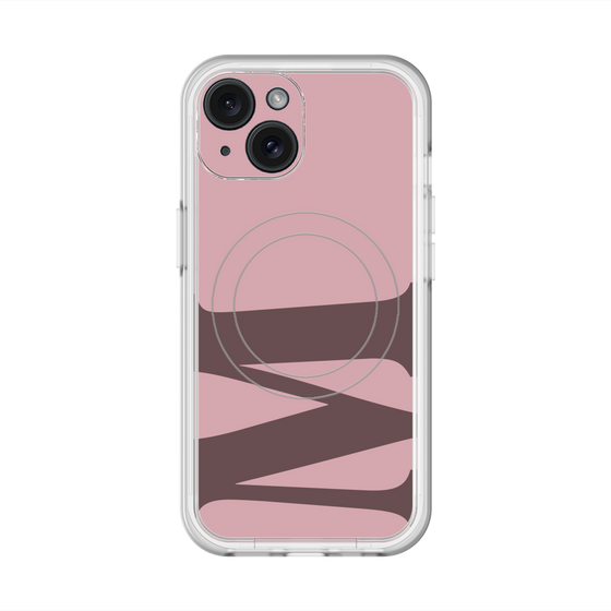 スリムプロテクションプレミアムケース with MagSafe［ オリジナル - initial color - M dusty pink ］