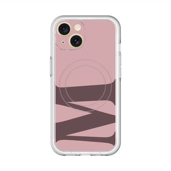 スリムプロテクションプレミアムケース with MagSafe［ オリジナル - initial color - M dusty pink ］