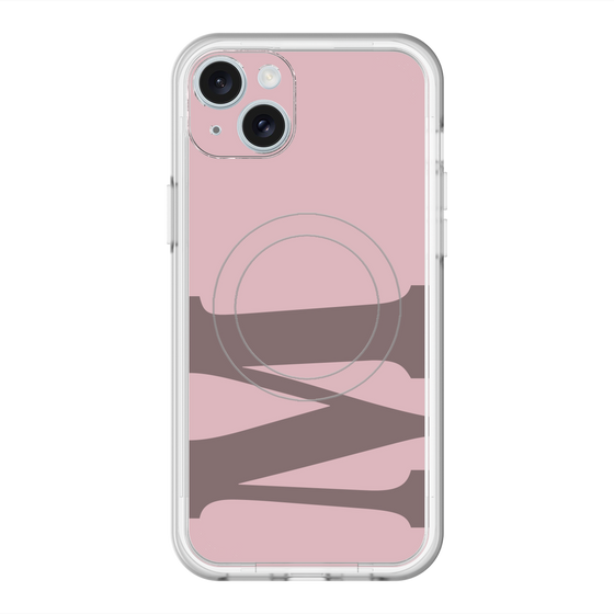 スリムプロテクションプレミアムケース with MagSafe［ オリジナル - initial color - M dusty pink ］