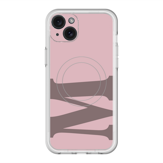 スリムプロテクションプレミアムケース with MagSafe［ オリジナル - initial color - M dusty pink ］