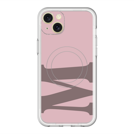 スリムプロテクションプレミアムケース with MagSafe［ オリジナル - initial color - M dusty pink ］