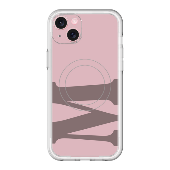 スリムプロテクションプレミアムケース with MagSafe［ オリジナル - initial color - M dusty pink ］