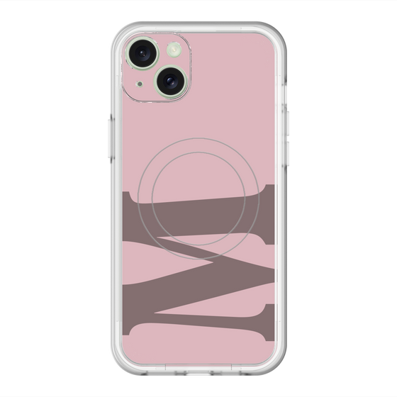 スリムプロテクションプレミアムケース with MagSafe［ オリジナル - initial color - M dusty pink ］