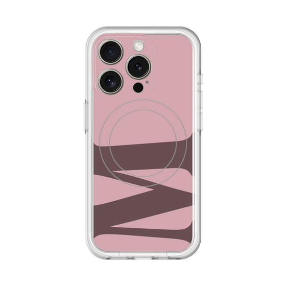 スリムプロテクションプレミアムケース with MagSafe［ オリジナル - initial color - M dusty pink ］