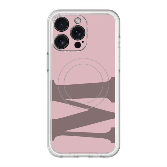 スリムプロテクションプレミアムケース with MagSafe［ オリジナル - initial color - M dusty pink ］