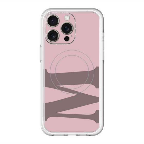 スリムプロテクションプレミアムケース with MagSafe［ オリジナル - initial color - M dusty pink ］