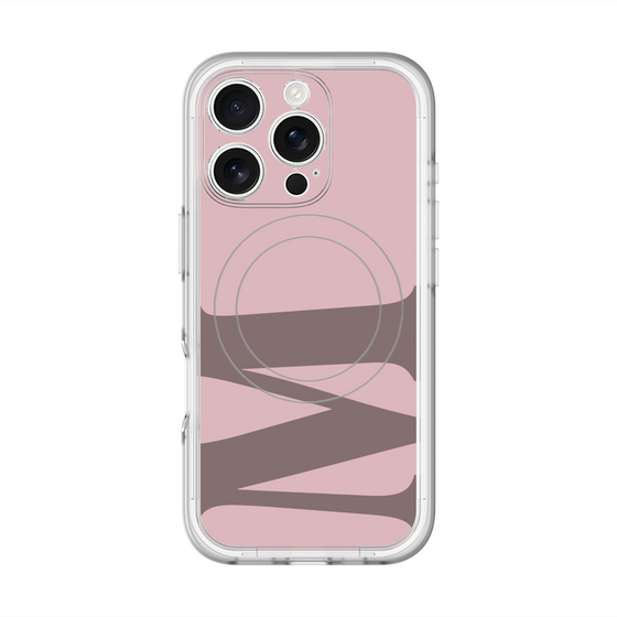 スリムプロテクションプレミアムケース with MagSafe［ オリジナル - initial color - M dusty pink ］