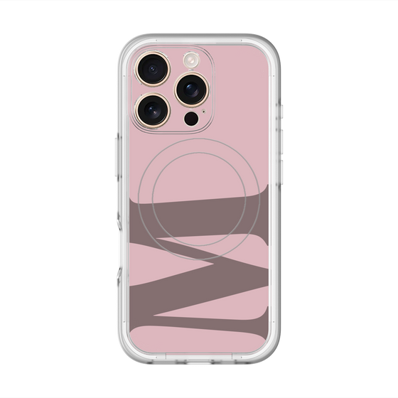 スリムプロテクションプレミアムケース with MagSafe［ オリジナル - initial color - M dusty pink ］