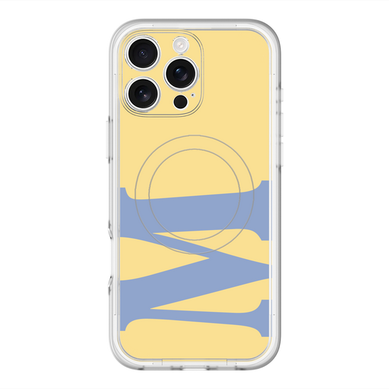 スリムプロテクションプレミアムケース with MagSafe［ オリジナル - initial color - M yellow ］