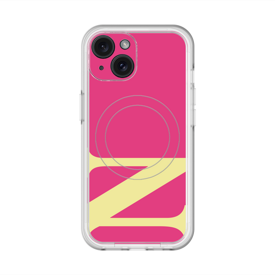 スリムプロテクションプレミアムケース with MagSafe［ オリジナル - initial color - N pink ］